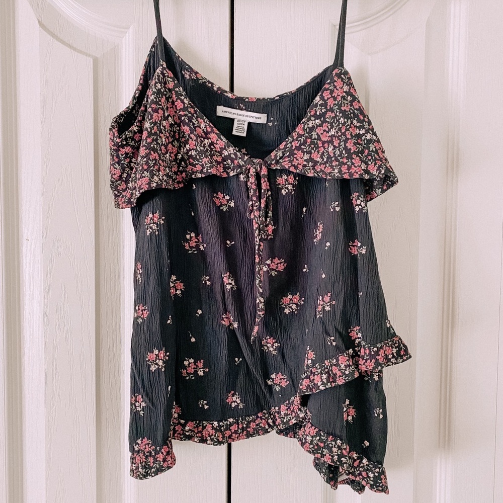 American Eagle Floral Tank